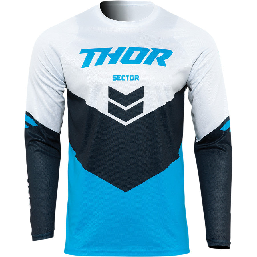 Thor Youth Sector Chev Jersey - Blue/Midnight