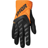 Thor Youth Spectrum Gloves - Orange/Black