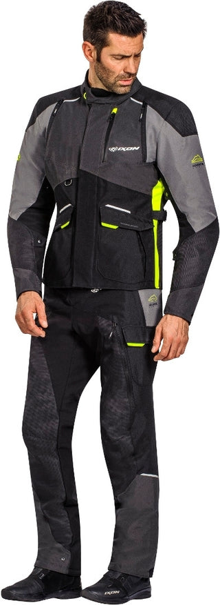 Ixon Balder Jacket - Black/Grey/Bright Yellow