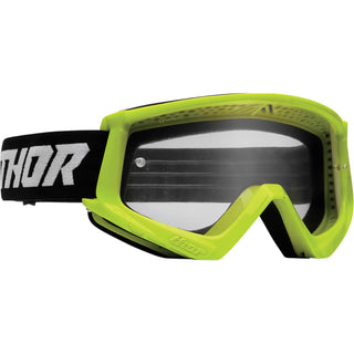 Thor Combat Racer Goggles - Acid/Black