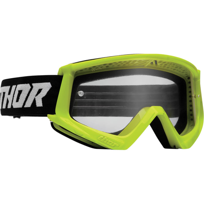 Thor Youth Combat Racer Goggles - Acid/Black