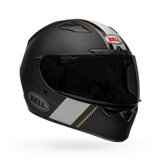 Bell Qualifier DLX MIPS Vitesse Motorcycle Helmet - Matte-Gloss Black/White