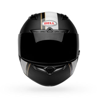 Bell Qualifier DLX MIPS Vitesse Motorcycle Helmet - Matte-Gloss Black/White