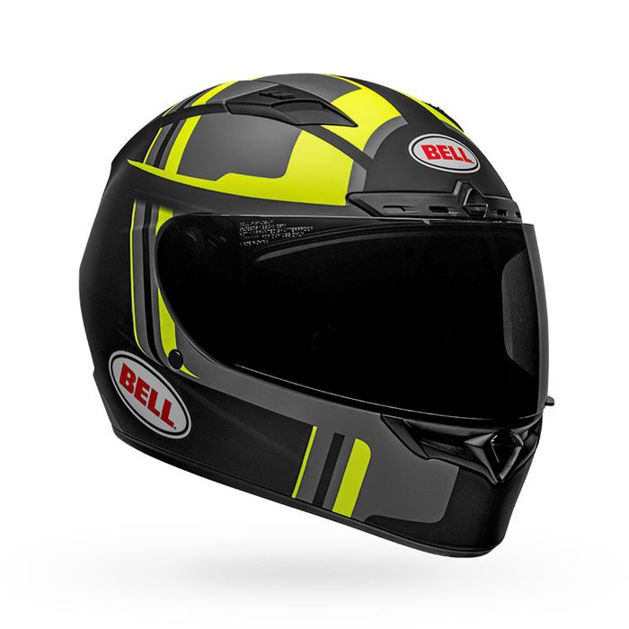Bell Qualifier DLX MIPS Torque Motorcycle Helmet - Matte Black/Hi-Viz