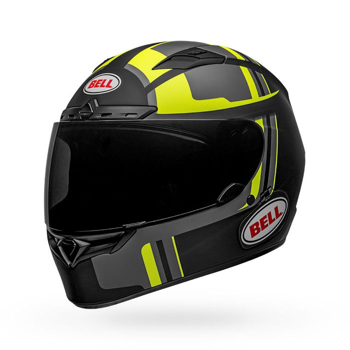 Bell Qualifier DLX MIPS Torque Motorcycle Helmet - Matte Black/Hi-Viz