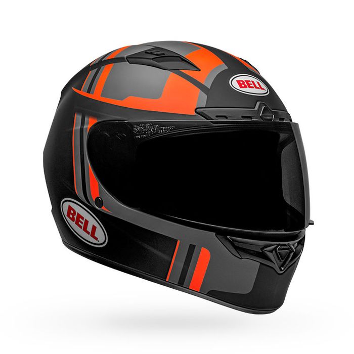 Bell Qualifier DLX MIPS Torque Motorcycle Helmet - Matte Black/Orange