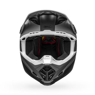 Bell Moto-9 Mips Prophecy Motorcycle Helmet - Matte Gray/Black/White