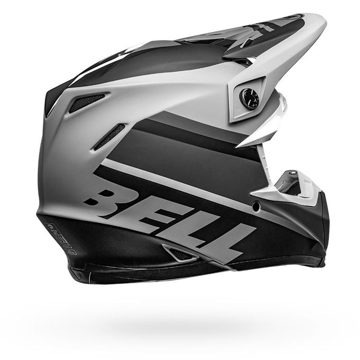 Bell Moto-9 Mips Prophecy Motorcycle Helmet - Matte Gray/Black/White
