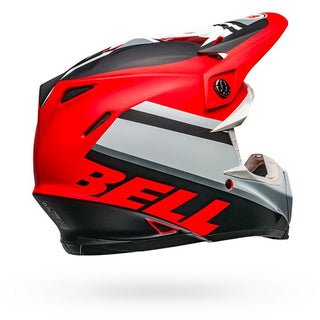 Bell Moto-9 Mips Prophecy Motorcycle Helmet - Matte White/Red/Black