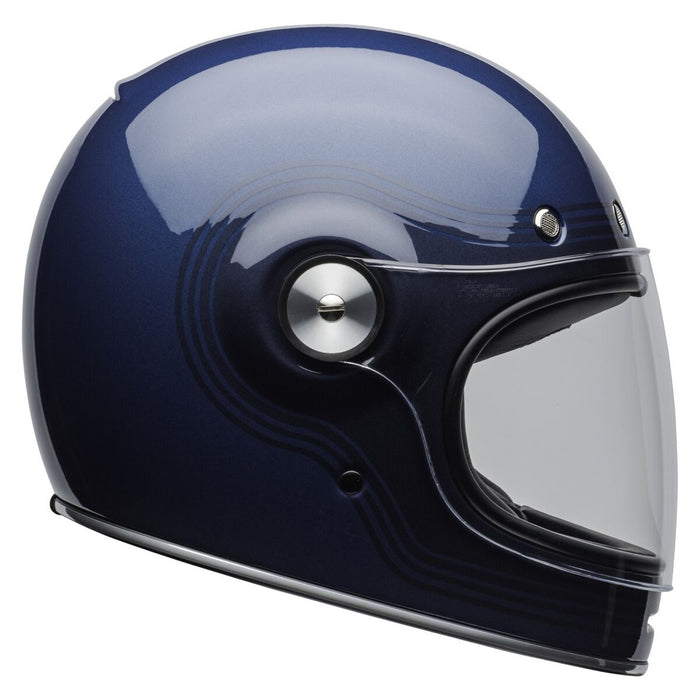 Bell Bullitt Flow Motorcycle Full Face Helmet - Light Blue/Dark Blue