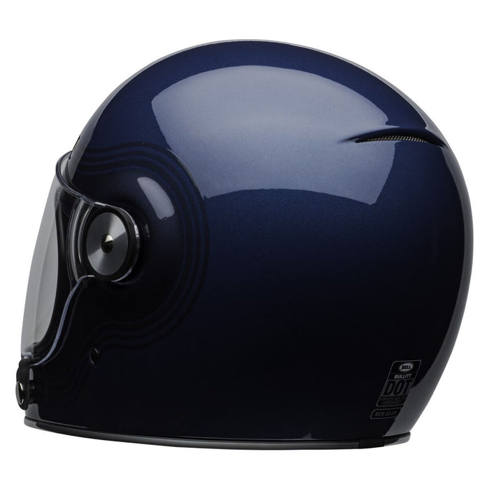 Bell Bullitt Flow Motorcycle Full Face Helmet - Light Blue/Dark Blue