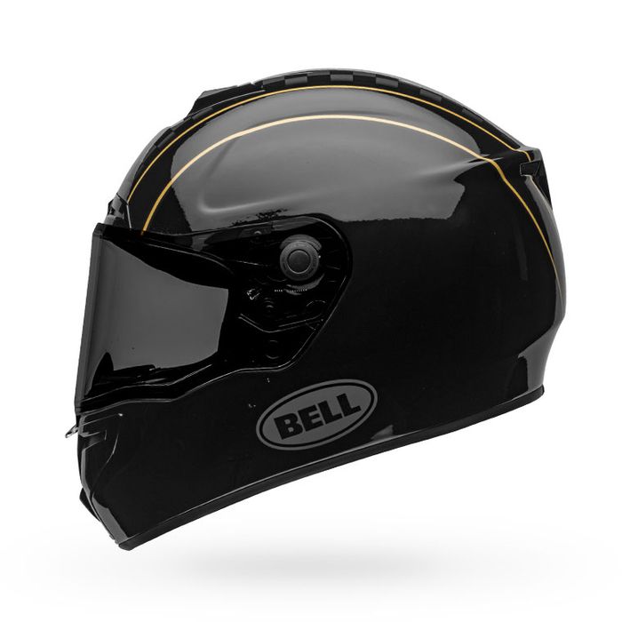 Bell SRT Buster Motorcycle Helmet - Black/Yellow/Grey
