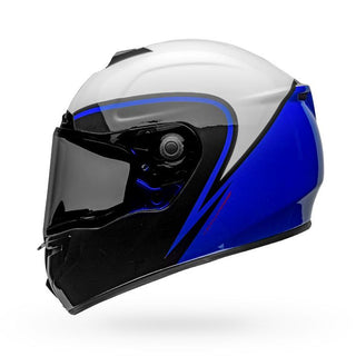 Bell SRT Assassin Motorcycle Helmet - White/Blue/Black