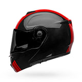 Bell SRT Modular Ribbon Motorcycle Helmet - Black/Red