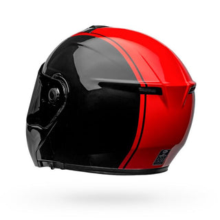 Bell SRT Modular Ribbon Motorcycle Helmet - Black/Red