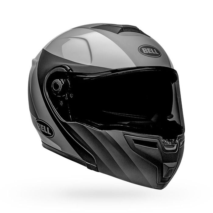 Bell SRT Modular Presence Motorcycle Helmet - Matte/Gloss/Black/Grey