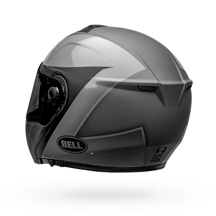 Bell SRT Modular Presence Motorcycle Helmet - Matte/Gloss/Black/Grey