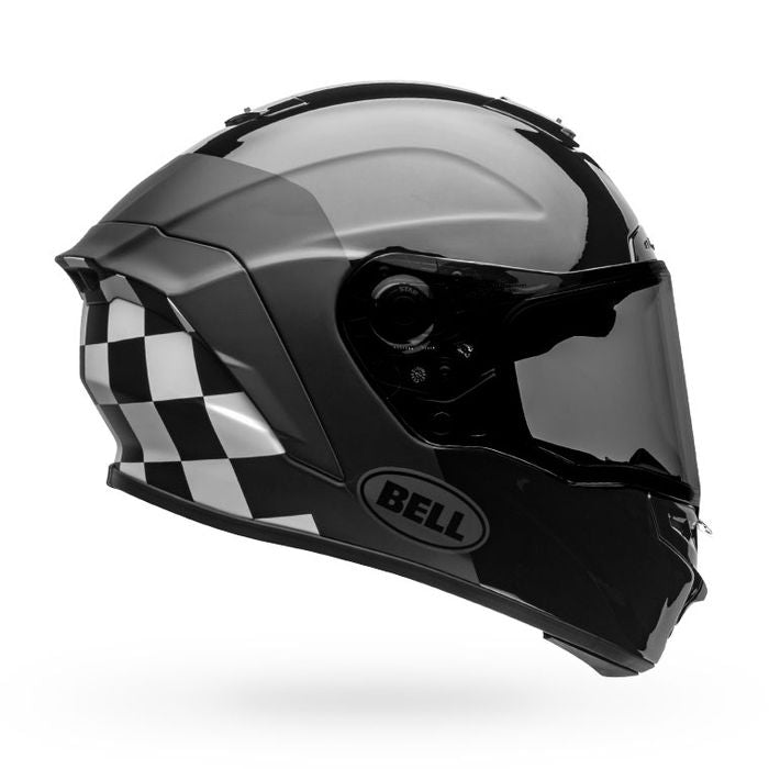 Bell Star MIPS DLX Lux Checkers Motorcycle Helmet -M/G/Black/White