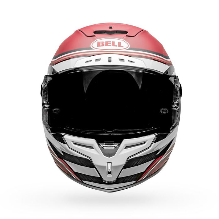 Bell Racestar Flex DlX RSD Zone Motorcycle Helmet - Matte/Gloss/White/Candy Red