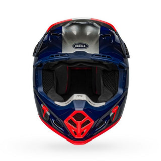 Bell Moto-9 Flex Seven Galaxy Motorcycle Helmet - Matte/Gloss/Navy/Silver