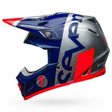 Bell Moto-9 Flex Seven Galaxy Motorcycle Helmet - Matte/Gloss/Navy/Silver