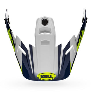 Bell Replacement MX-9 Adventure Helmet Visor - Dash White/Blue/Hi-Viz