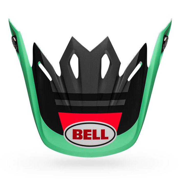 Bell Replacement Moto-9 MIPS Prophecy Helmet Visor - Matte Green-Infrared-Black