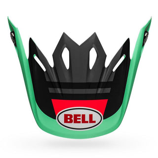 Bell Replacement Moto-9 MIPS Prophecy Helmet Visor - Matte Green-Infrared-Black