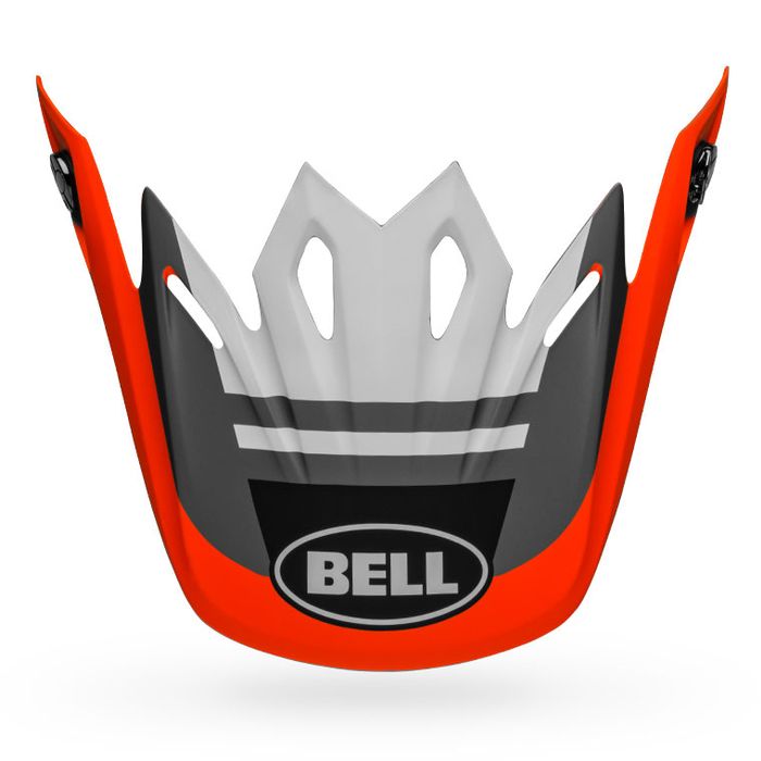 Bell Replacement Moto-9 MIPS Prophecy Helmet Visor - Matte Orange-Black-Grey