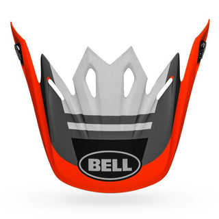 Bell Replacement Moto-9 MIPS Prophecy Helmet Visor - Matte Orange-Black-Grey