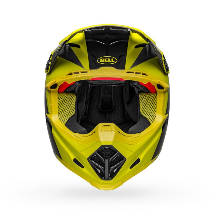 Bell Moto-9 Flex Division Motorcycle Helmet - Matte/Gloss/Black/Hi-Viz/Grey