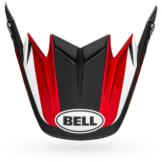 Bell Replacement Moto-9 Flex Division Helmet Visor - Matte-Gloss White/Blue/Red