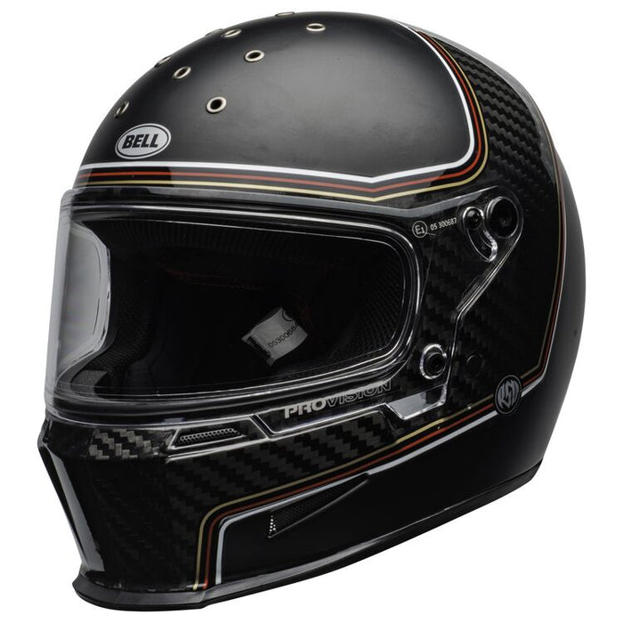 Bell Eliminator Carbon RSD Charge Motorcycle Helmet - Matte/Gloss/Black