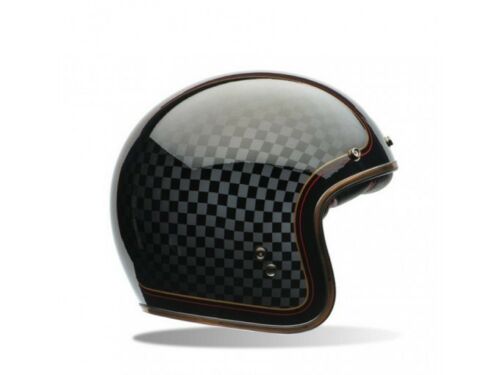 Bell Custom 500 RSD Check Open Face Motorcycle Helmet - Matte/Gloss/Black/Red