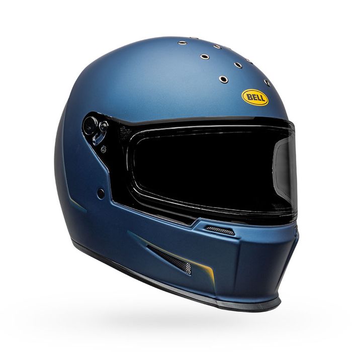 Bell Eliminator Vanish Motorcycle Helmet -Matte/Blue/Yellow