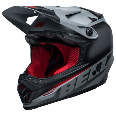 Bell Moto-9 Glory Mips Youth Helmet - Matte Black/Grey/Crimson