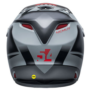 Bell Moto-9 Glory Mips Youth Helmet - Matte Black/Grey/Crimson