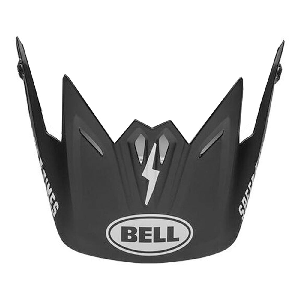 Bell Moto-9 Fasthouse Replacement Youth Helmets Visor - Matte Black/White