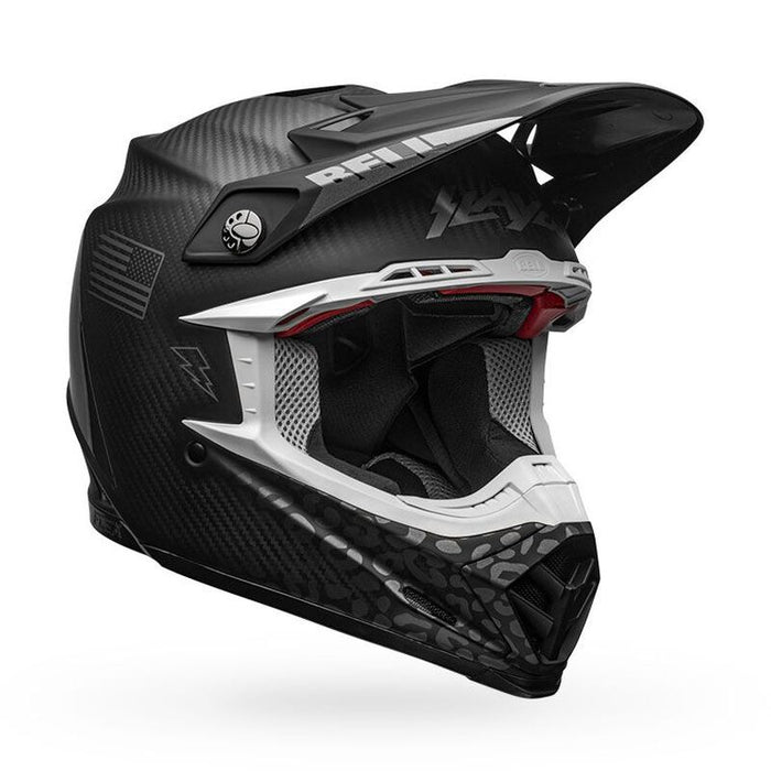 Bell Moto-9 Flex Se Slayco Motorcycle Helmet - Matte/Gloss Black/Gray
