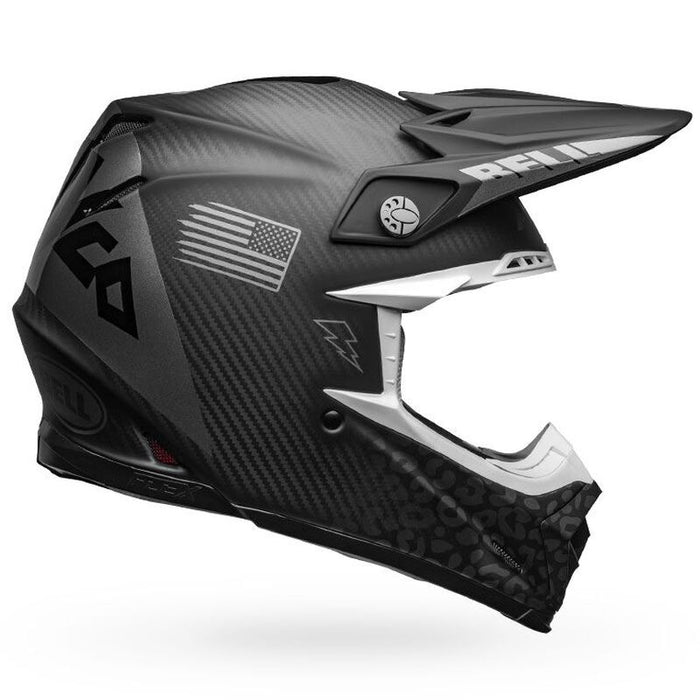 Bell Moto-9 Flex Se Slayco Motorcycle Helmet - Matte/Gloss Black/Gray