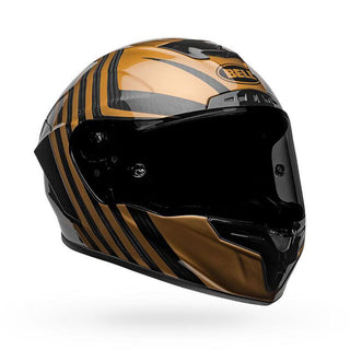 Bell Racestar Flex DLX SE Motorcycle Helmet - Gloss Black/Gold