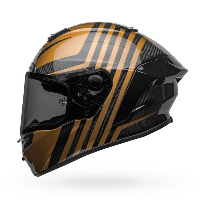 Bell Racestar Flex DLX SE Motorcycle Helmet - Gloss Black/Gold