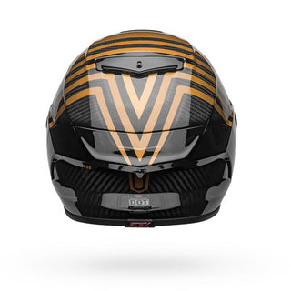 Bell Racestar Flex DLX SE Motorcycle Helmet - Gloss Black/Gold