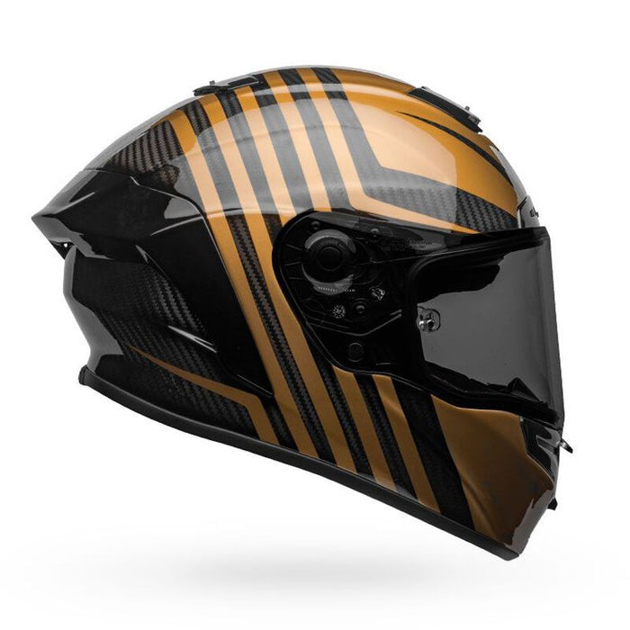 Bell Racestar Flex DLX SE Motorcycle Helmet - Gloss Black/Gold