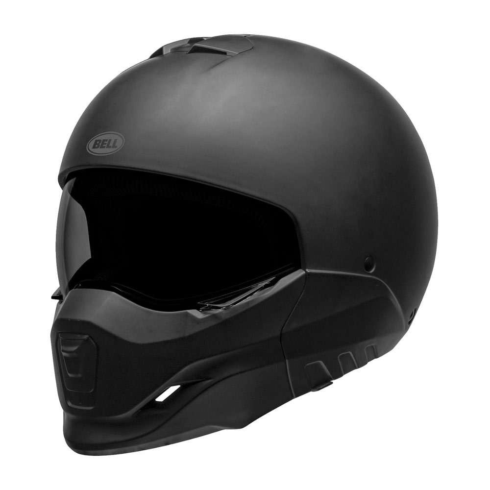 Bell Broozer Motorcycle Full Face Helmet - Solid Matte Black