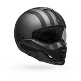 Bell Broozer Free Ride Motorcycle Full Face Helmet - Grey/Matte Black