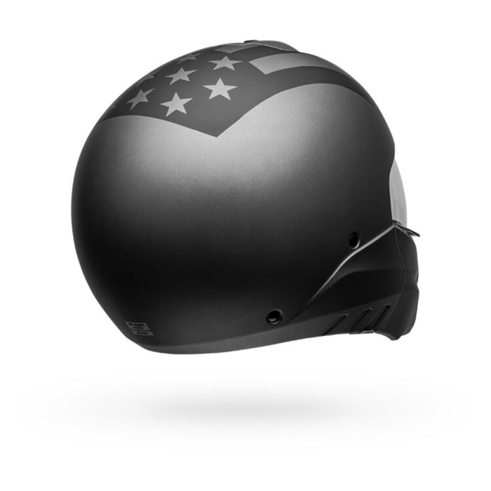 Bell Broozer Free Ride Motorcycle Full Face Helmet - Grey/Matte Black