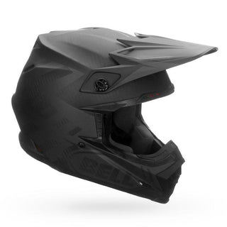 Bell Moto-9 Flex Breakaway Motorcycle Helmet - Matte Silver/Black