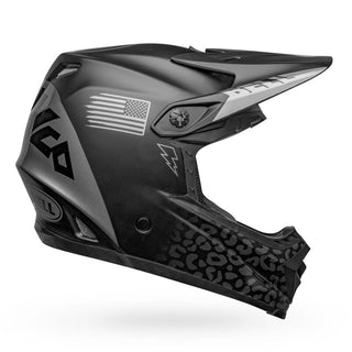 Bell 2021 Moto-9 Youth MIPS Slayco Motorcycle Helmet - Matte/Gloss Black/Gray