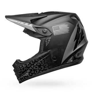 Bell 2021 Moto-9 Youth MIPS Slayco Motorcycle Helmet - Matte/Gloss Black/Gray